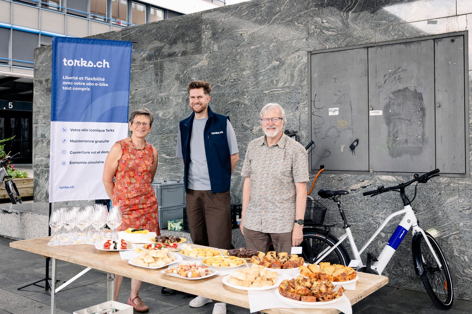 Stand Torks lors de la cérémonie de lancement du défi en 2026